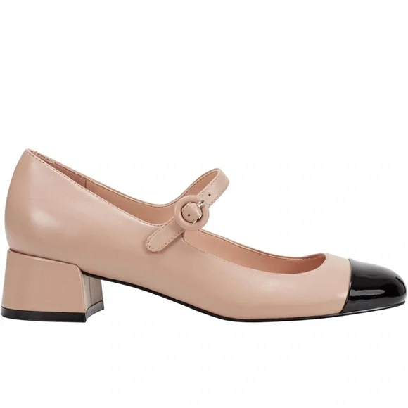 Marc Fisher Black and Tan Mary Jane Heels size 11M NWOT - Picture 3 of 10